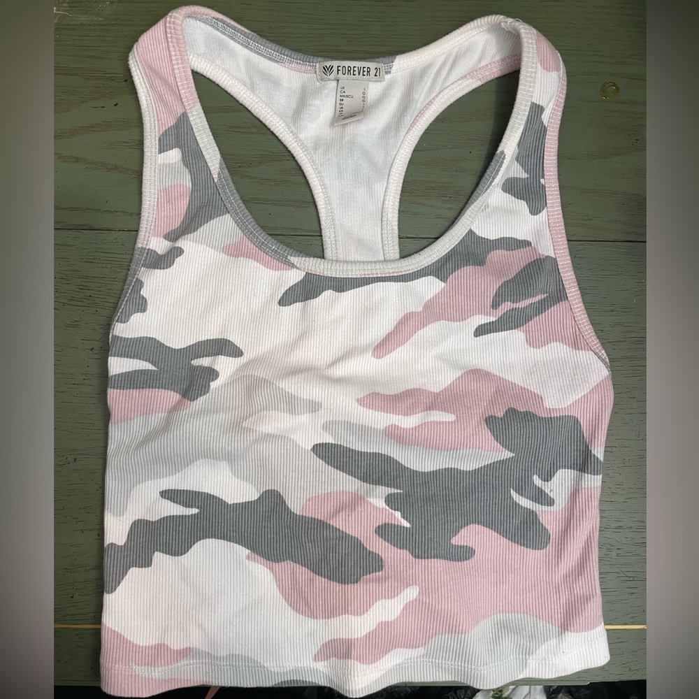 Camo tank top